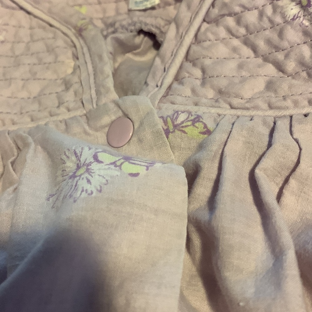 Simply Basic. Lavender Robe with Snaps - Picture 5 of 6